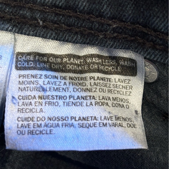 Levi's 512 Straight Perfectly Slimming Women Jeans Dark Indigo W29 L32 Size 8 - Picture 7 of 9